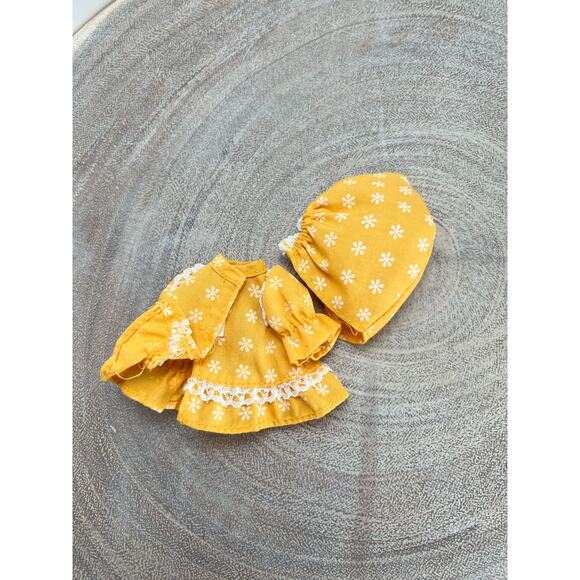 Vintage Berry Baby Orange Blossom Dress, Bonnet with Bottle Replacement Item - Picture 3 of 6